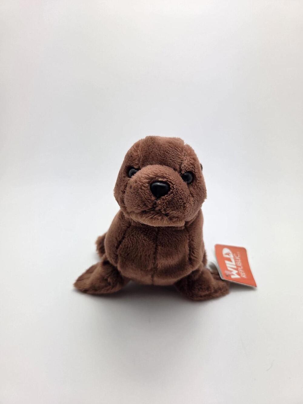 Vintage Wild Republic Brown Sea Lion Seal Plush! New with Tags (5 inch)